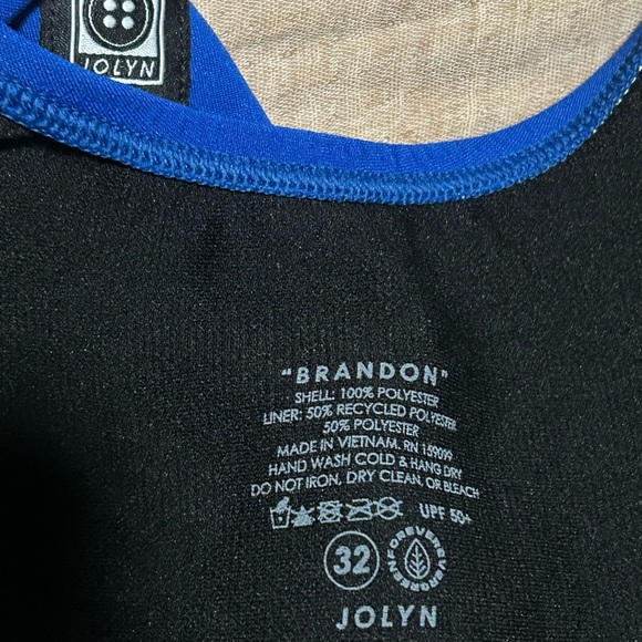 JOLYN “BRANDON” SWIMSUIT BLUE SIZE 32 - Picture 3 of 3